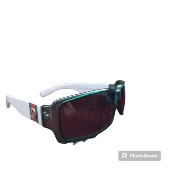 Gucci Vintage Retro Rectangular Square Unisex 90 display picture 2